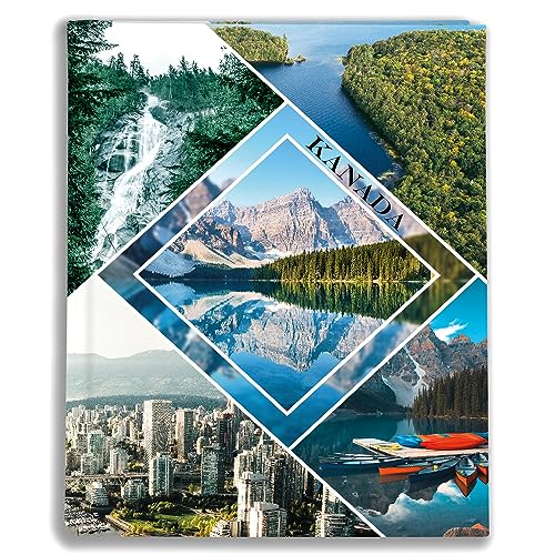 Urlaubsfotoalbum 10x15: Kanada, Fototasche für Fotos, Taschen-Fotohalter für lose Blätter, Urlaub Kanada, Handgemachte Fotoalbum