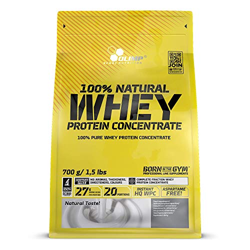 Olimp Natural Whey Protein Concentrate 100% Neutral, 1er Pack (1 x 700 g)