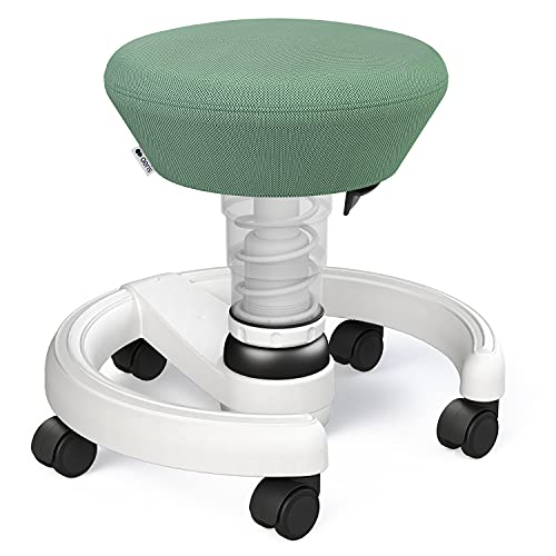 aeris Swoppster New Edition ergonomischer Schreibtischhocker für Kinder – Drehstuhl für dynamisches Sitzen und einen gesunden Rücken – 32-47,5 cm Sitzhöhe (stufenlos höhenverstellbar)