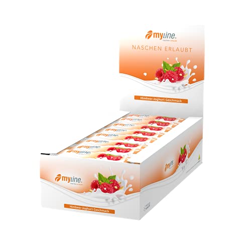 myline Riegelbox Himbeer-Joghurt-Crisp, 24 x 40g