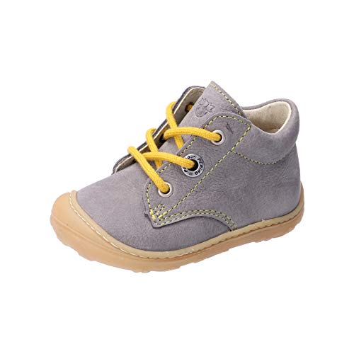 RICOSTA Unisex - Kinder Lauflern Schuhe Cory von Pepino, Weite: Mittel (WMS),terracare, flexibel leicht Kids junior toben,Graphit,19 EU / 3 Child UK