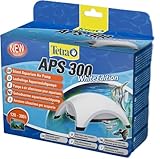 Tetra APS 300 Aquarium Luftpumpe - leise Membran-Pumpe für Aquarien von 120-300 L, weiß