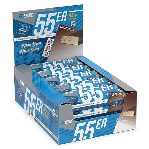 Frey Nutrition 55er Proteinriegel Stracciatella, 1er Pack (1 x 1 kg)