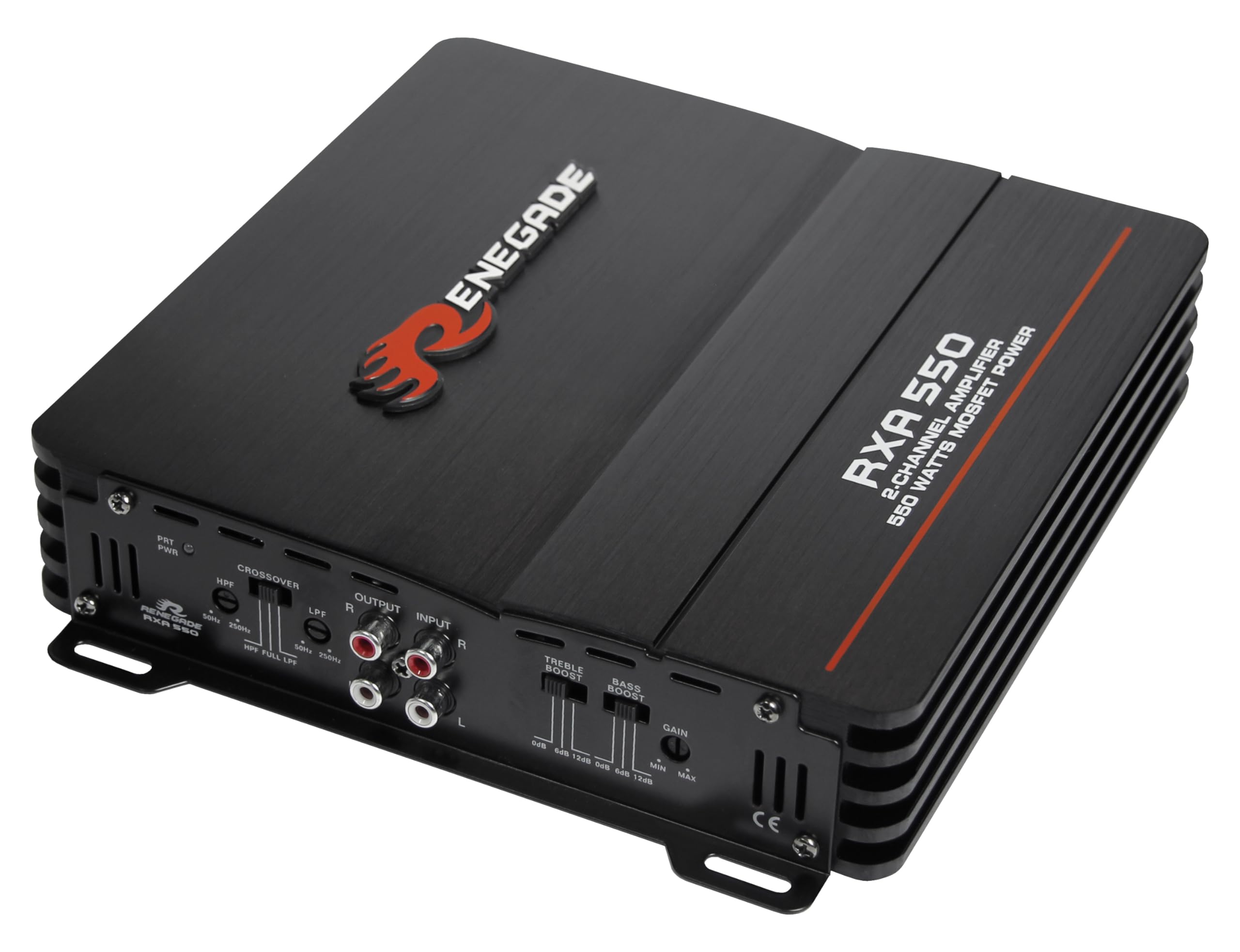 Renegade RXA550-2 Kanal ClassA/B Car-Audio Verstärker | 550 Watt | brückbar und 2 Ω Stabilität