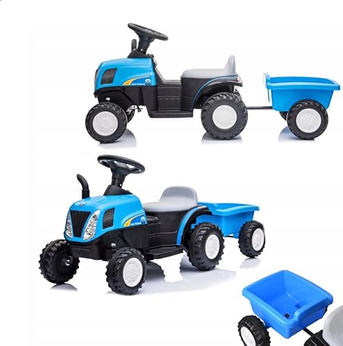 COIL Traktor mit Anhänger mit Licht- und Soundfunktionen, wiederaufladbares Fahrzeug, Traktor für Kinder,