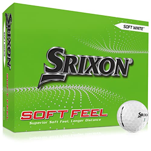 Srixon Soft Feel Golfbälle, Herren, Standard (Weiß)
