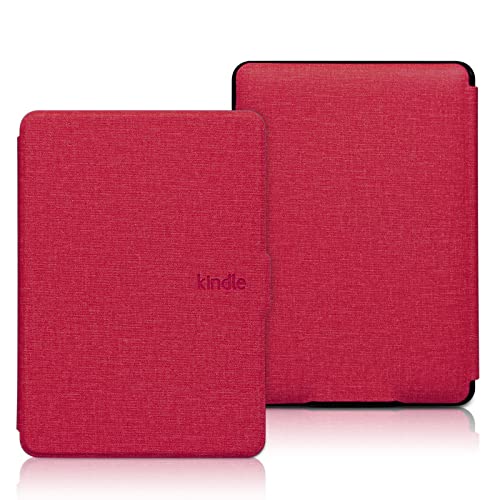 2020 Magnetic Smart Fabric Pu Leder Kindle Hülle Für Kindle 8. Sy69Jl Generation 2016 Shell Flip Cover Auto Wake Sleep Funktion, Rot, Für No.Sy69Jl