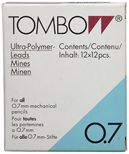 Tombow ex-07p-2h – Box 12 Tuben mit 12 Minen, 0.7 mm