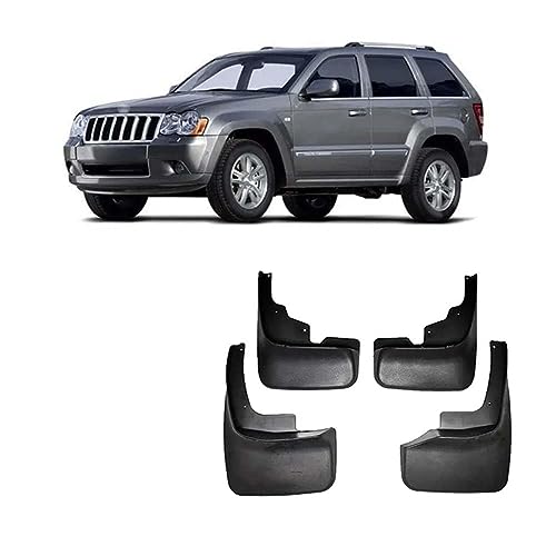 Auto Schmutzfänger für Jeep Grand Cherokee 2005-2010,Kotflügel Vorne und Hinten Spritzschutz Kit Zubehör (4 Stück)