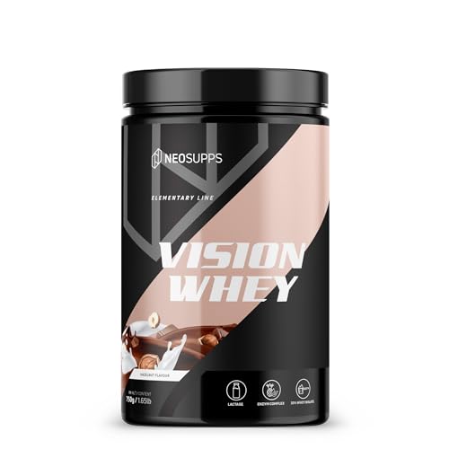 Neosupps - Vision Whey - Hazelnut, 750g | Hohe Qualität | Einzigartiger Geschmack | Muskelaufbau | Protein, Geschmack:Hazelnut