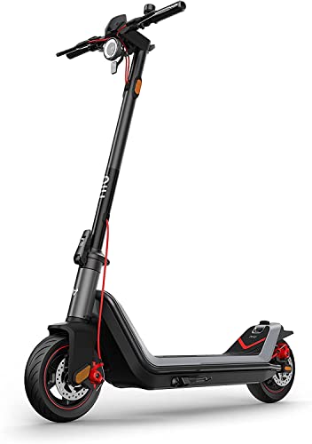 NIU KQi3 Max Elektroroller für Erwachsene, 65km Reichweite, 25% Steigung, Höchstbelastung 120kg Selbstreparierende Reifen 450W tragbarer E-Scooter für Berufspendler