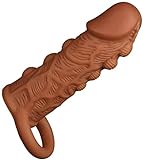 WOCAO Pennis Manschette Sleeve Kondom Extender Penishüllen Sexspielzeug für Männer Paare Verbesserung der Ausdauer Bigger Härter Länger Sexspielzeug