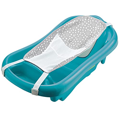 The First Years Sure Comfort Deluxe Newborn To Toddler Tub Blue by The First Years
