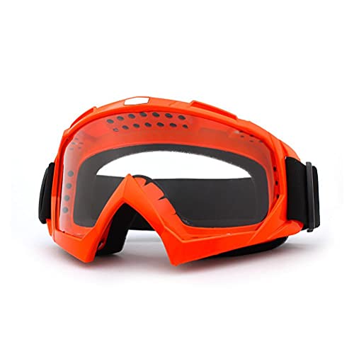 Hugyue Motorradbrille, Dirt Bike Schutzbrille Motocross MTB Schutzbrille Winddicht Staubdicht Schutz zum Radfahren Reiten Skifahren