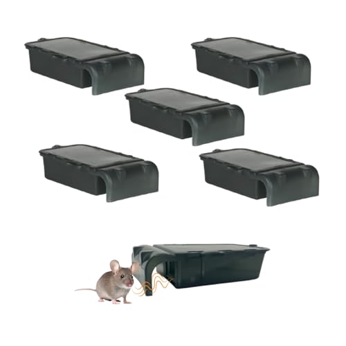 PROTECT HOME Mäuse Lebendfalle Multi zum Fangen von bis zu 4 Mäusen im Haus und Garten, 6 Stück