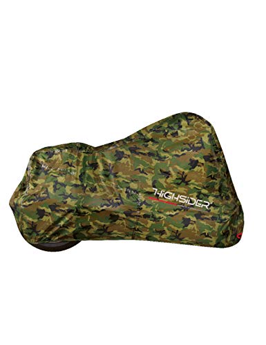 HIGHSIDER Motorrad Abdeckplane Camouflage, Outdoor (L)