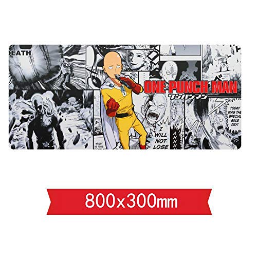 IGIRC Mauspad,One-Punch Man punchSpeed Gaming Mouse Pad | XXL Mousepad |800 x 300mm Large Size| 3mm-Thick Base | Perfect Precision and Speed, V