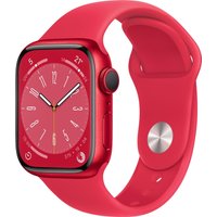APPLE Watch Series 8 GPS 41mm (PRODUCT)RED Aluminium Case with (PRODUCT)RED Sport Band - Regular (MNP73FD/A)