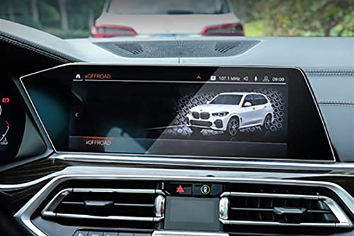 REXGEL Bildschirmschutz Auto-GPS-Navigation LCD-Bildschirm Gehärtete Glasfolie Displayschutzfolie Anti-Scratch-Folie Für BMW G05 G06 G07 X5 X6 X7 2021 (Color : GPS)