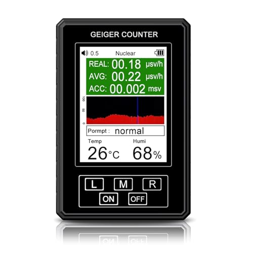 Digitales Dosimeter Zur Strahlungsüberwachung Empfindlichkeitserkennung Gamma Erkennung Großes LCD Display Professionelle Strahlungsempfindlichkeit