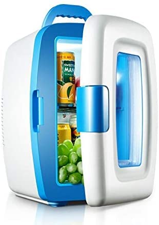 FBITE Mini-Kühlschrank Sommerkühlung 10L Mini-Autokühlschrank/Kühlschrank Haushaltskühlschrank Kleinwagen Studentenwohnheim Handfrischer Kühlschrank