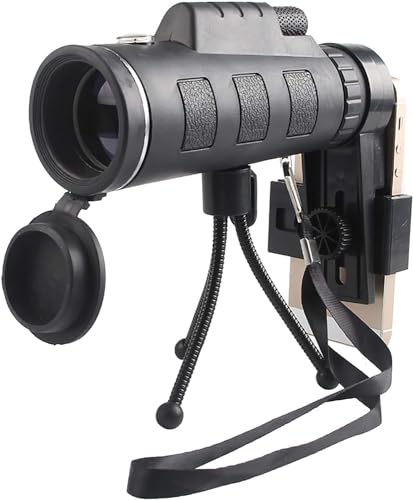 Monokular-Teleskop, 40 x 60 ED-Glas-Monokular – Ultra HD mehrfach beschichtetes, wasserdichtes BAK4-Prisma für die Vogelbeobachtung von Erwachsenen im Freien, Reisen, Besichtigunge