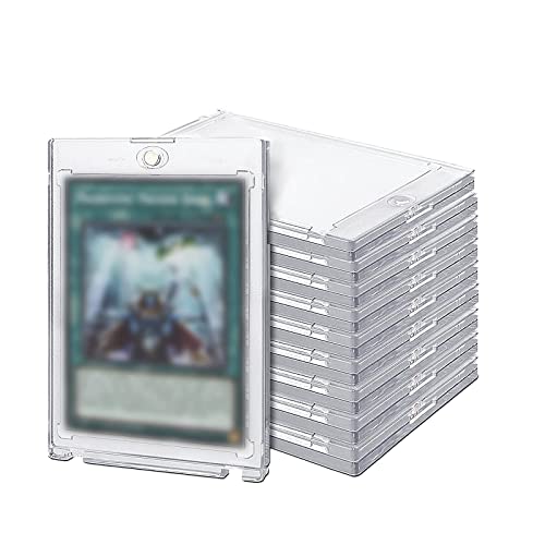 35PT TCG Karten Rahmen Magnetisch Display Halter Acryl Durchsichtig Kartenhüllen Schutzhüllen Für PTCG YGO Magic Karten (10 Stücke)