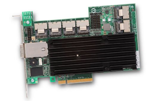 LSI MegaRAID SAS 9280 – 24i4E Speichercontroller (RAID SATA, PCI Express x8, Height, 0, 1, 5, 6, 50, 60, 512 MB, DDR2)