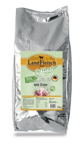 LANDFLEISCH Hundetrockenfutter »Softbrocken Ente«, 5 kg