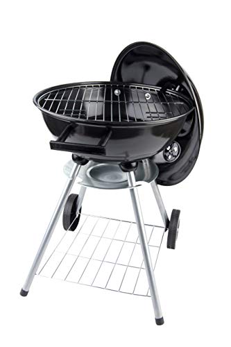 BBQ Collection Grill Holzkohlengrill, schwarz/silber, 50 x 49 x 73 cm