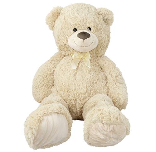 Lifestyle & More Riesen Teddybär Kuschelbär XXL 100 cm groß Plüschbär Kuscheltier samtig weich - zum liebhaben