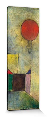 1art1 Paul Klee - Roter Ballon, 1922 Poster Leinwandbild Auf Keilrahmen 150 x 50 cm
