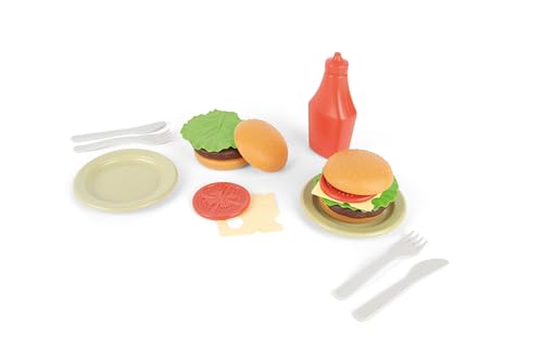 Dantoy Bio Burger Set. Dieses Bunte Burger-Spielzeug fördert Kreativität, Lernen und Rollenspiel. Mit 19 Teilen in lebhaften Farben bietet das Set Spaß und Entwicklung. Altersgruppe 2+ Jahre.