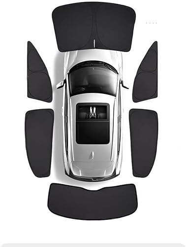 Auto-Sonnenschutz für Lincoln Navigator,UV-Schutz Vorhang Privatsphäre Auto Fensterblenden Fenster Visier Auto Zubehör,A/6pcs