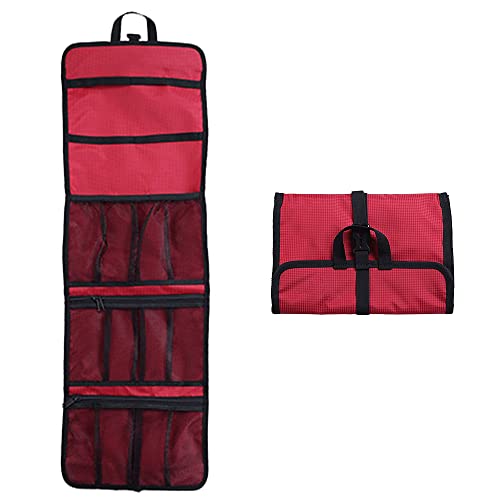 Aufbewahrungstasche für Kletterseil, Werkzeugtasche, 420D, reißfest, Nylon-Netzstoff, wasserdicht, langlebig und leicht, Rot