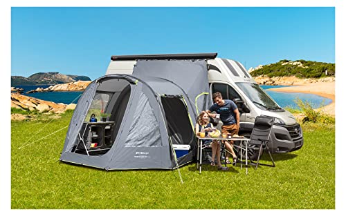 BERGER Touring Easy-XL Auto Zelt - aufblasbares Outdoor Zelt 3000 mm Wassersäule - Vorzelt Kastenwagen Camping Zelt als an Ihr Wohnmobil oder Wohnwagen - sekundenschnell aufgebaut inkl. Luftpumpe