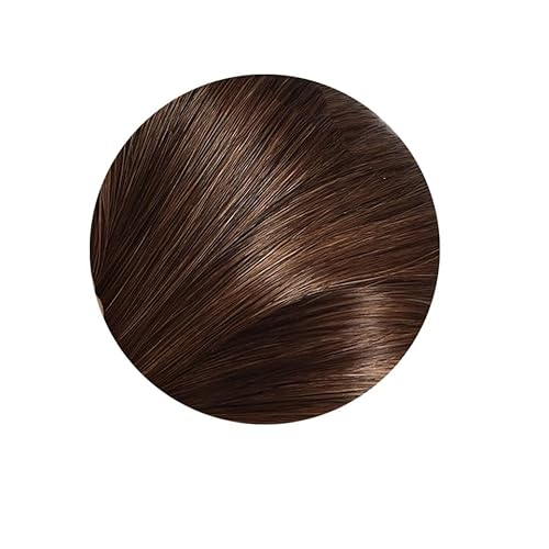 Gerade Clip-in-Echthaarverlängerungen, Haarverlängerung, Ganzkopf-Clip-on-Haarverlängerung for Frauen (Color : Color 4, Size : 6 MONTHS WITH PROPER CARE_)=40%_18INCHES_120G)
