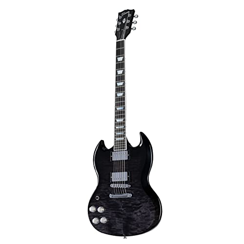 Gibson SG Modern Lefthand Trans Black Fade - E-Gitarre für Linkshänder
