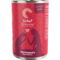 Herrmanns Dog Bio Schaf mit Haferflocken 400g (Menge: 12 je Bestelleinheit)