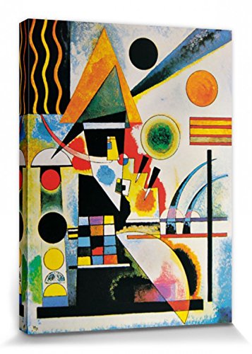 1art1 Wassily Kandinsky - Balancement, 1925 Poster Leinwandbild Auf Keilrahmen 80 x 60 cm
