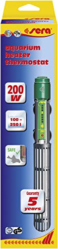 sera 8740 Regelheizer 200W (für 200 Liter) Qualitätsheizer mit schockresistentem Quarzglas, Präzisions-Sicherheitsschaltung und Sicherheits-Protector