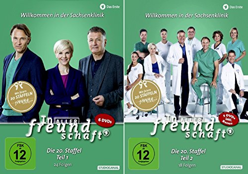 In aller Freundschaft - Die komplette Staffel 20 (20.1 +20.2) im Set - Deutsche Originalware [11 DVDs]