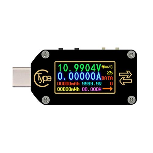 Fasizi TC66C Type-C Bluetooth PD Trigger USB Spannung Amperemeter Kapazitätsmesser 2 Wege Messung Ladegerät Akku APP PC USB Tester