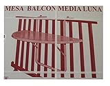 Siena Mybalconia 628320 Balkonhängetisch 100 x 50cm, weiß Kunststoffplatte