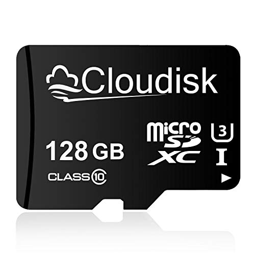 Cloudisk Micro SD Karte 128GB Micro SDXC Speicherkarte C10, U3, 128GB