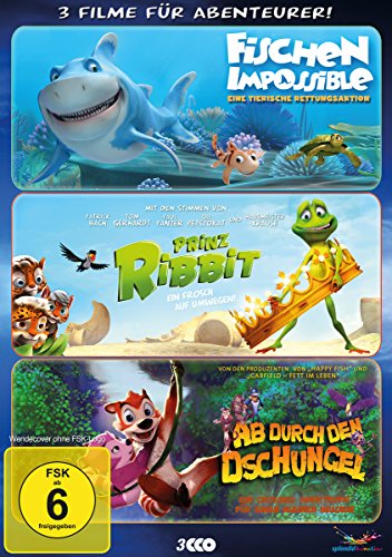 Abenteurer Box : Fischen Impossible - Prinz Ribbit - Ab durch den Dschungel [3 DVDs]