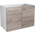 FACKELMANN Waschbeckenunterschrank »Lima«, B x H x T: 59 x 42 x 33 cm Anschlagrichtung: links/rechts - grau