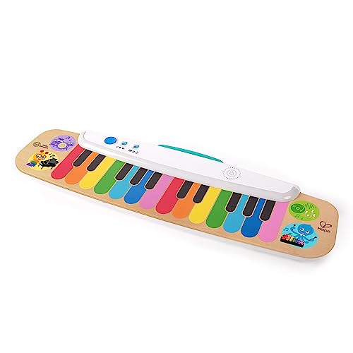 Baby Einstein 12397 Hape Notes & Keys Magic Touch Elektronisches Keyboard aus Holz für Kleinkinder, mehrfarbig