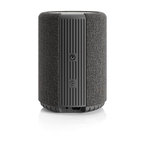 Audio Pro A10 MkII - Kabelloser Multiroom Lautsprecher mit Bluetooth & WiFi - Kleiner Tragbarer Stereo Speaker mit AirPlay 2, Chromecast, Spotify - Dunkelgrau