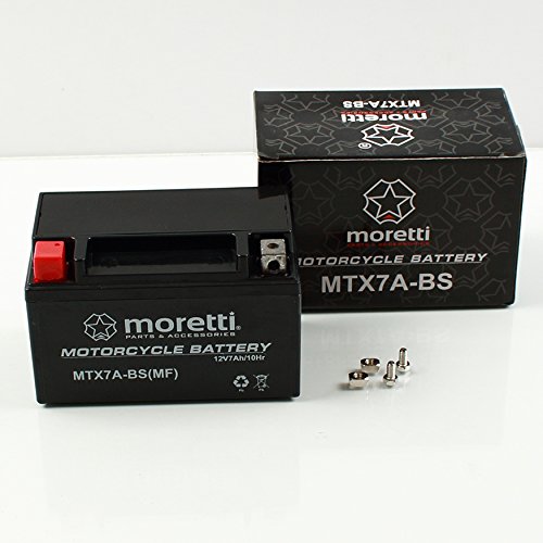 MORETTI MTX7A-BS YTX7A-BS MOTORRAD MOTOROLLER BATTERIE